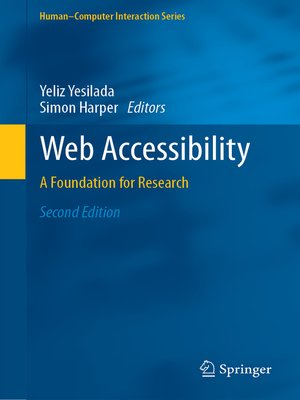 cover image of Web Accessibility